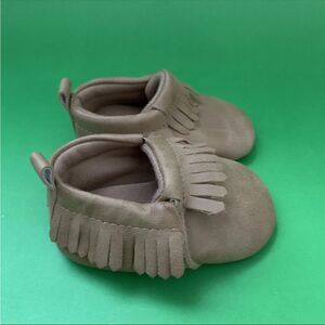 Baby Boys' Moccasin Crib Shoes - Just One You® made by carter's Brown 3-6M